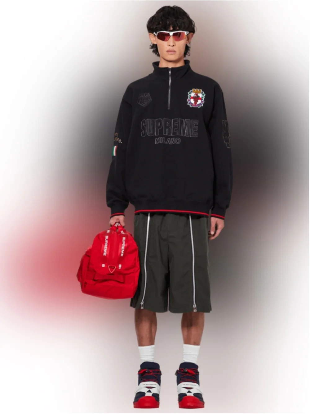 Supreme Cordura Large Duffle Bag FW22 Red -